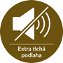 Extra tichá vinylová podlaha - útlum hluku o 16 dB.