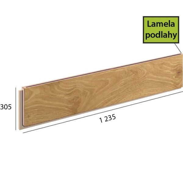 Ecoline Step lamela podlahy - 9594 Dub venkovský