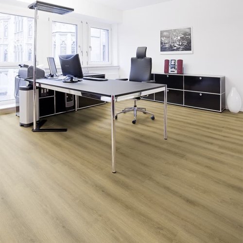 Lepená vinylová podlaha Solidline 3186 Dub Sahara Pracovna
