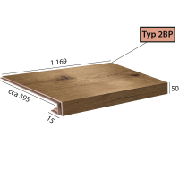 Ecoline Step 2BP - 9524 Dub italský přírodní