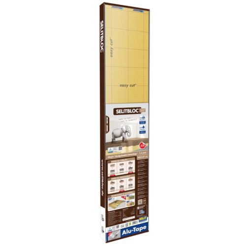 Podložka pod vinylovou podlahu SELITBLOC 20 dB 3in1 1,5 mm vč. hliníkové těsnící pásky ✅