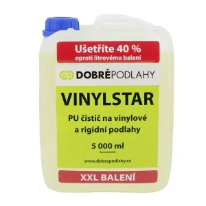⭐ VINYLSTAR ⭐ PU čistič na vinylové podlahy (vinyl) a rigid 5l (koncentrát - ředění 1:200) ✅
