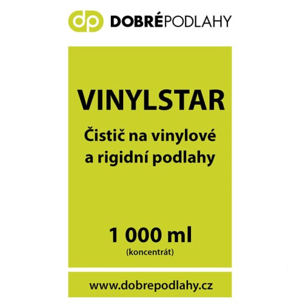⭐ VINYLSTAR ⭐ kvalitní čistič na rigidní a vinylové podlahy 1l (koncentrát - ředění 1:200) ✅