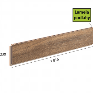 Longline Step lamela podlahy - 1087 Dub vápněný hnědý