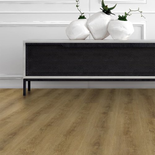 Lepená vinylová podlaha Solidline 3185 Dub Gobi obývák
