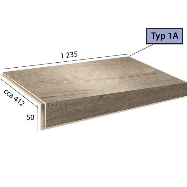 Ecoline Step 1A - 9553 Dub bílý pískový