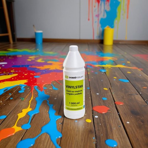 ⭐ VINYLSTAR ⭐ PU čistič na vinylové podlahy (vinyl) a rigid 1l (koncentrát - ředění 1:200) ✅
