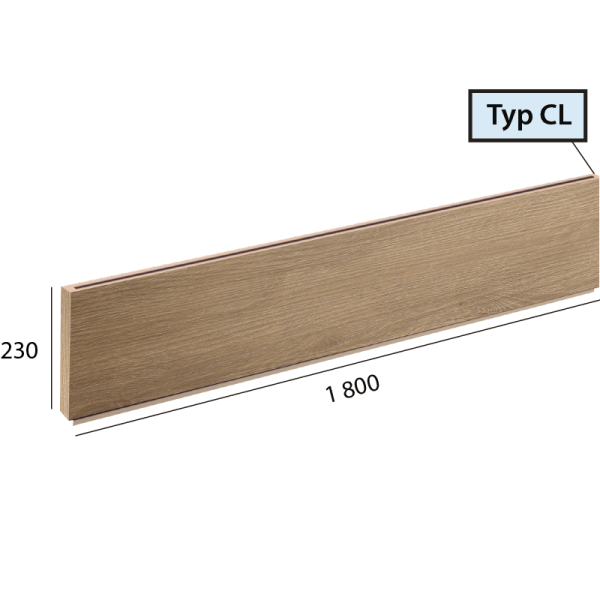 Longline Step CL - 1093 Dub kamenný