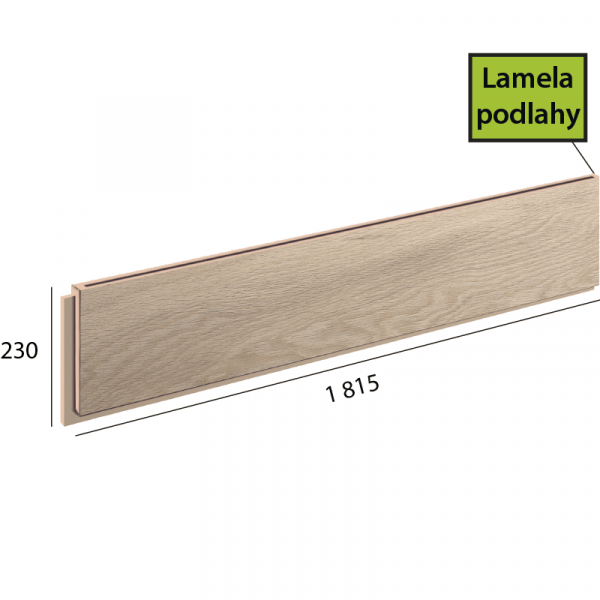 Longline Step lamela podlahy - 1084 Dub vápněný pískový