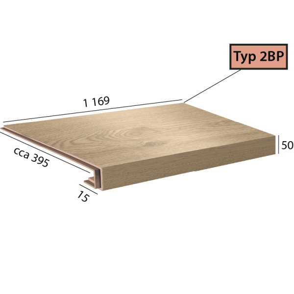 Ecoline Step 2BP - 9595 Dub elegantní natur