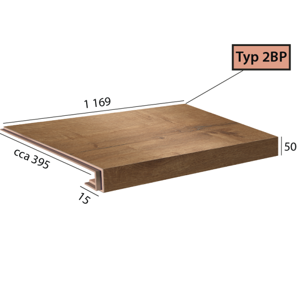 Ecoline Step 2BP - 9521 Dub kouřový