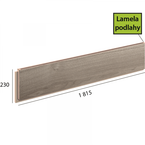 Longline Step lamela podlahy - 1086 Dub kouřový šedý