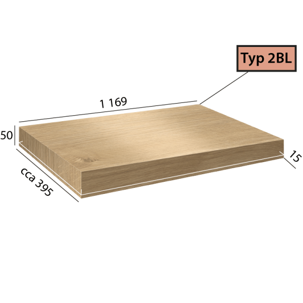 Ecoline Step 2BL - 9551 Dub champagne