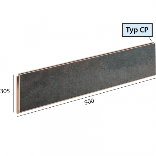 Objectline Step CP - 1068 Metallic černý