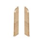 Koncovky levá + pravá k liště Afirmax BiClick 41602 (160) Calvia Oak