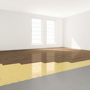 Podložka pod vinylovou podlahu SELITBLOC 20 dB 1,5 mm vč. hliníkové těsnící pásky ✅