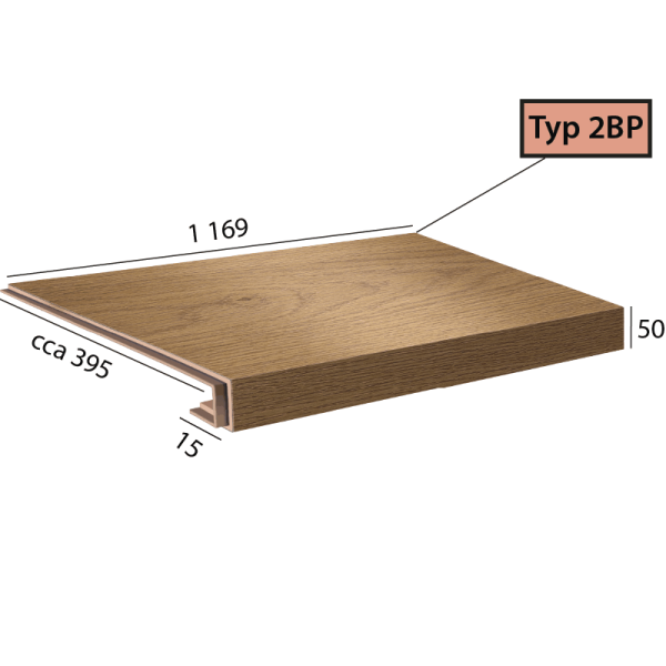 Objectline Step 2BP - 9784 Dub Vigo kakaový