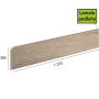 Ecoline Step lamela podlahy - 9553 Dub bílý pískový