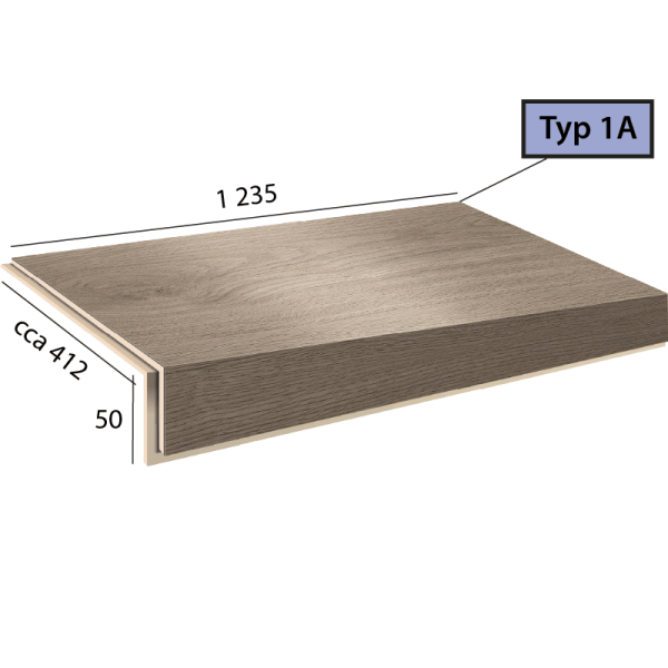 Objectline Step 1A - 9781 Dub Vigo šedý