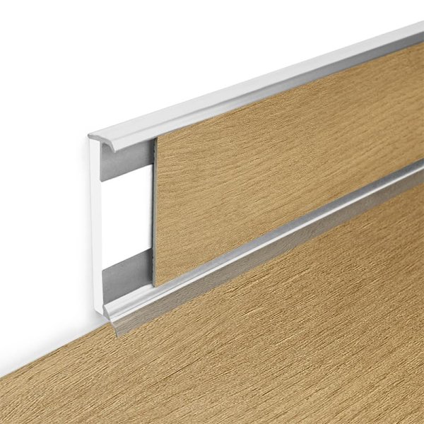 Design vinyl lišta stříbrná