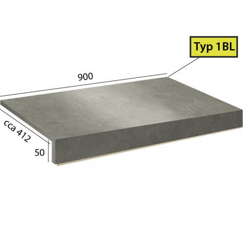 Objectline Step 1BL - 1061 Cement tmavý