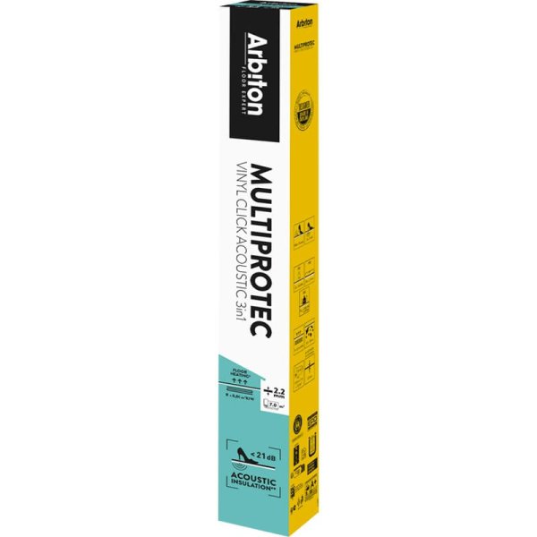 Arbiton Multiprotec Vinyl Click Acoustic 3in1 2,2 mm - PUM ✅ Nejvíce tlumící podložka
