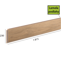 Longline Step lamela podlahy - 1094 Dub klasik
