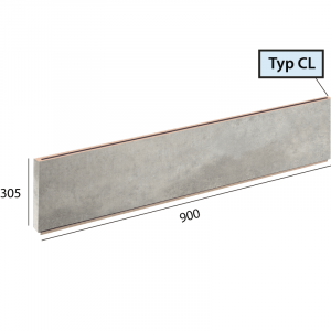 Objectline Step CL - 1067 Cement bílý