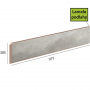 Objectline Step lamela podlahy - 1067 Cement bílý