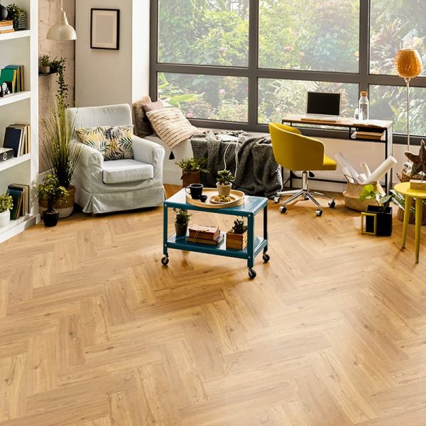 Ecoline Herringbone (HB) lepený 9552 Dub medový