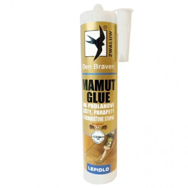 Montážní lepidlo na podlahové soklové lišty - Den Braven Mamut Glue 290 ml