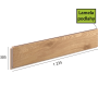 Ecoline Step lamela podlahy - 9507 Dub noblesní