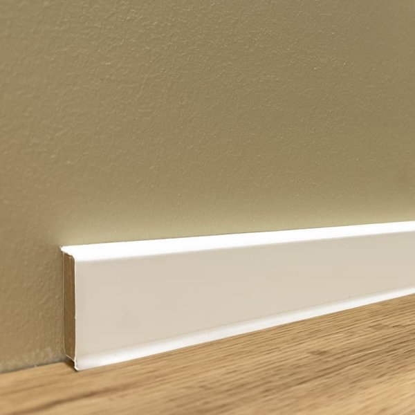 Podlahové soklové lišty DÖLLKEN CUBU Flex Life 40mm bílá