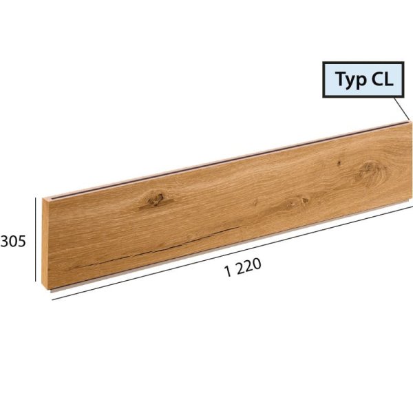 Ecoline Step CL - 9590 Dub královský hnědý