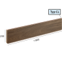 Longline Step CL - 1085 Dub kouřový hnědý