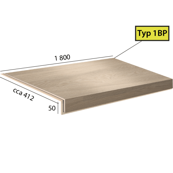 Longline Step 1BP - 1084 Dub vápněný pískový