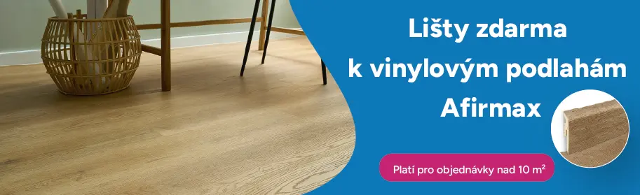 Lišty zdarma k vinylové podlaze