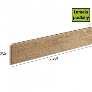 Longline Step lamela podlahy - 1081 Dub stříbrný