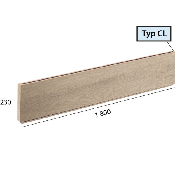 Longline Step CL - 1084 Dub vápněný pískový