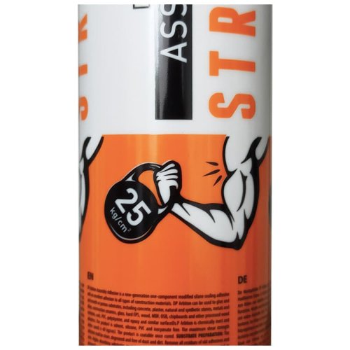 Montážní lepidlo na soklové lišty omezující vznik spár - Strongman 300 ml