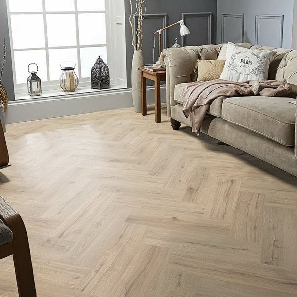 Ecoline Herringbone (HB) lepený 9520 Dub krémový