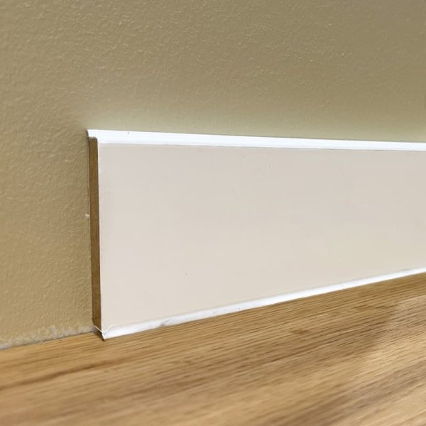 Podlahové soklové lišty DÖLLKEN CUBU Flex Life 80mm bílá