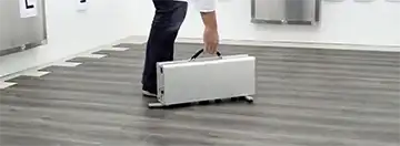 Videa - test kročejového hluku a rychlost šíření ohně podle použitého materiálu