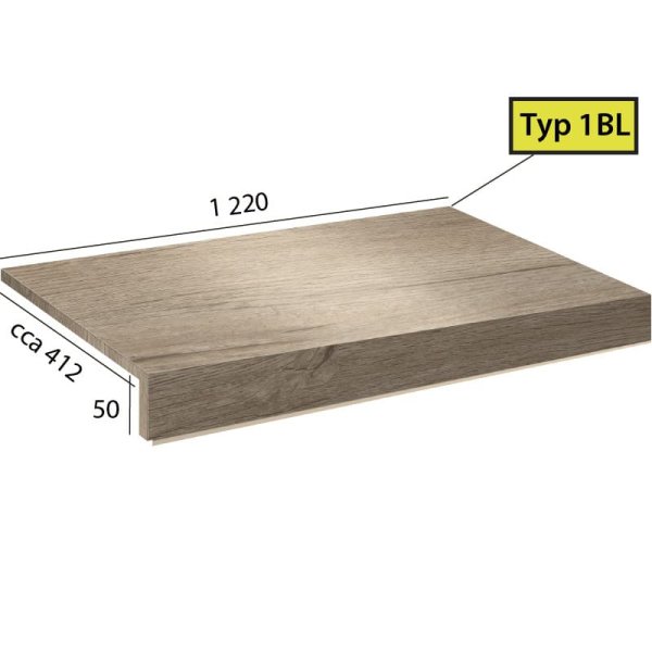 Ecoline Step 1BL - 9553 Dub bílý pískový