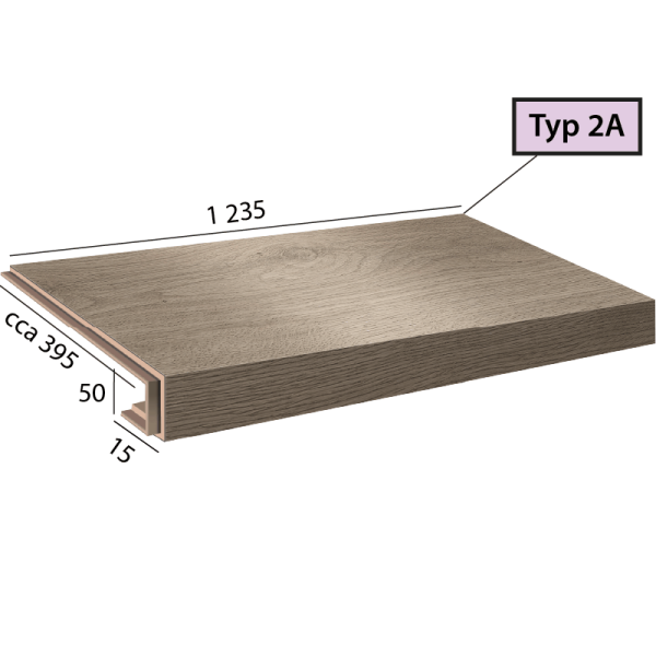 Objectline Step 2A - 9781 Dub Vigo šedý