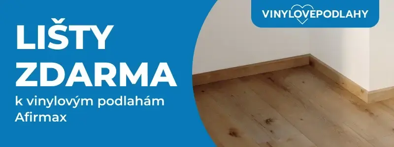 Lišty k vinylovým podlahám Afirmax zdarma