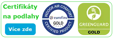 Greenguard Gold - Indoor Air Comfort Gold - emisní certifikát - Eurofins gold - tvoc - formaldehyd-ftaláty